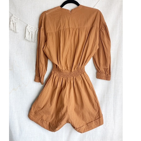 Cleobella Brown Menorca Romper Size Small - Picture 4 of 13